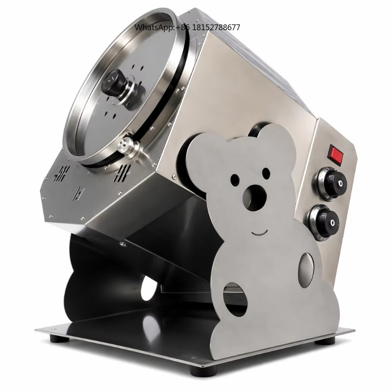 Equipment Of Coffee Machine - 2000g業務用電気焙煎機、大量のコーヒー豆、ナッツ、穀物の焙煎加工装置
