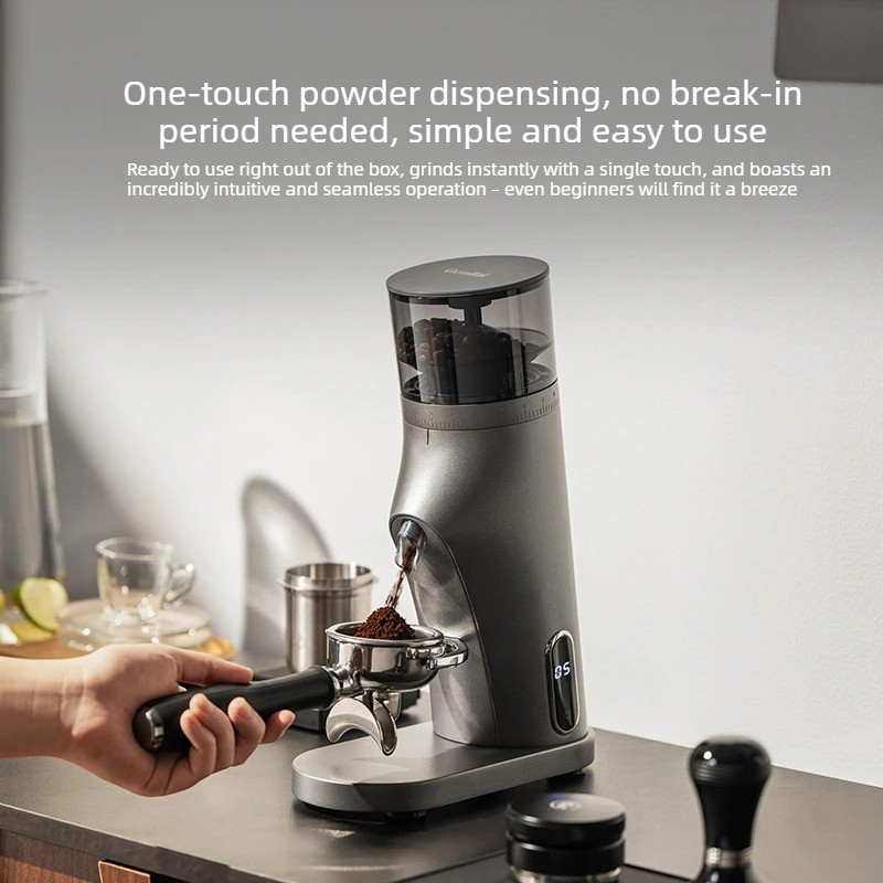 Coffee Grinder Burr Flat - Gemilai 9010C 220V 150W 電動コーヒーグラインダー手動式イタリアンスタイルコーヒーグラインダー 60mm