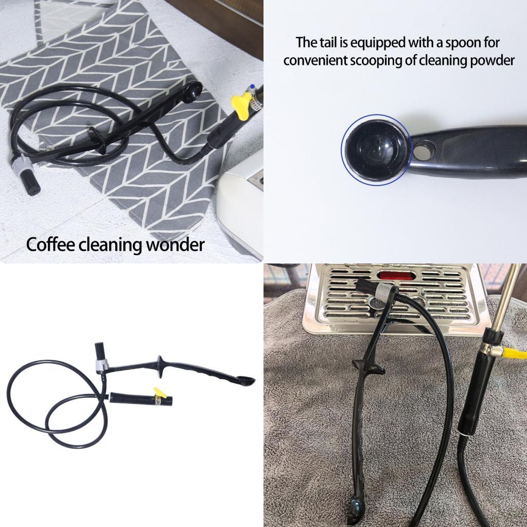 Coffee Equipment Maintenance - 37ME プロフェッショナルエスプレッソマシンスチームクリーニングブラシ取り外し可能なヘッド商業醸造用耐熱クリーナー