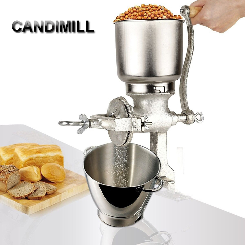 Coffee Grinder Burr Flat - CANDIMILL 多機能小型手動粉砕機コーヒー豆グラインダーコーン漢方薬穀物乾式粉砕