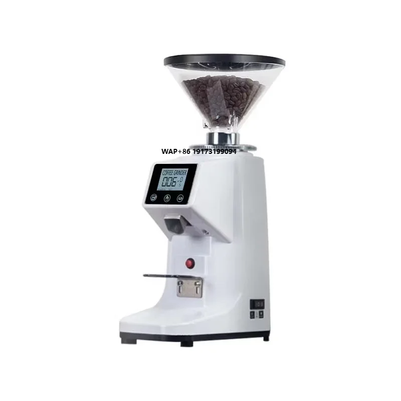 Coffee Grinder Burr Flat - 業務用自動60mmフラットバー式ステンレス鋼コーヒー豆グラインダー（家庭用・ホテル用）