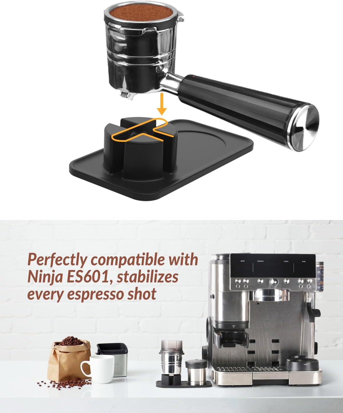 忍者ラックスカフェエスプレッソマシンES601用タンピングマ - Equipment Of Coffee Machine のレビューと価格