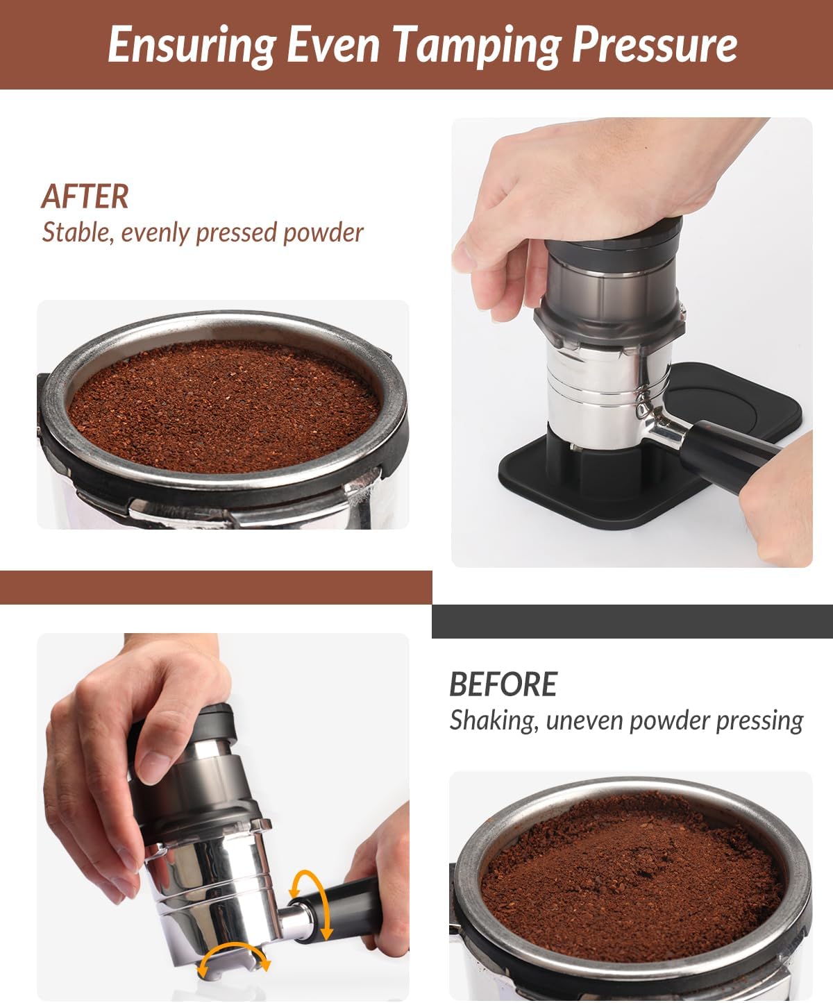 忍者ラックスカフェエスプレッソマシンES601用タンピングマ - Equipment Of Coffee Machine のレビューと価格
