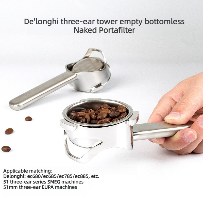 デロンギ 51mm ボトムレス ポルタフィルター 3本脚 ホ - Equipment Of Coffee Machine のレビューと価格