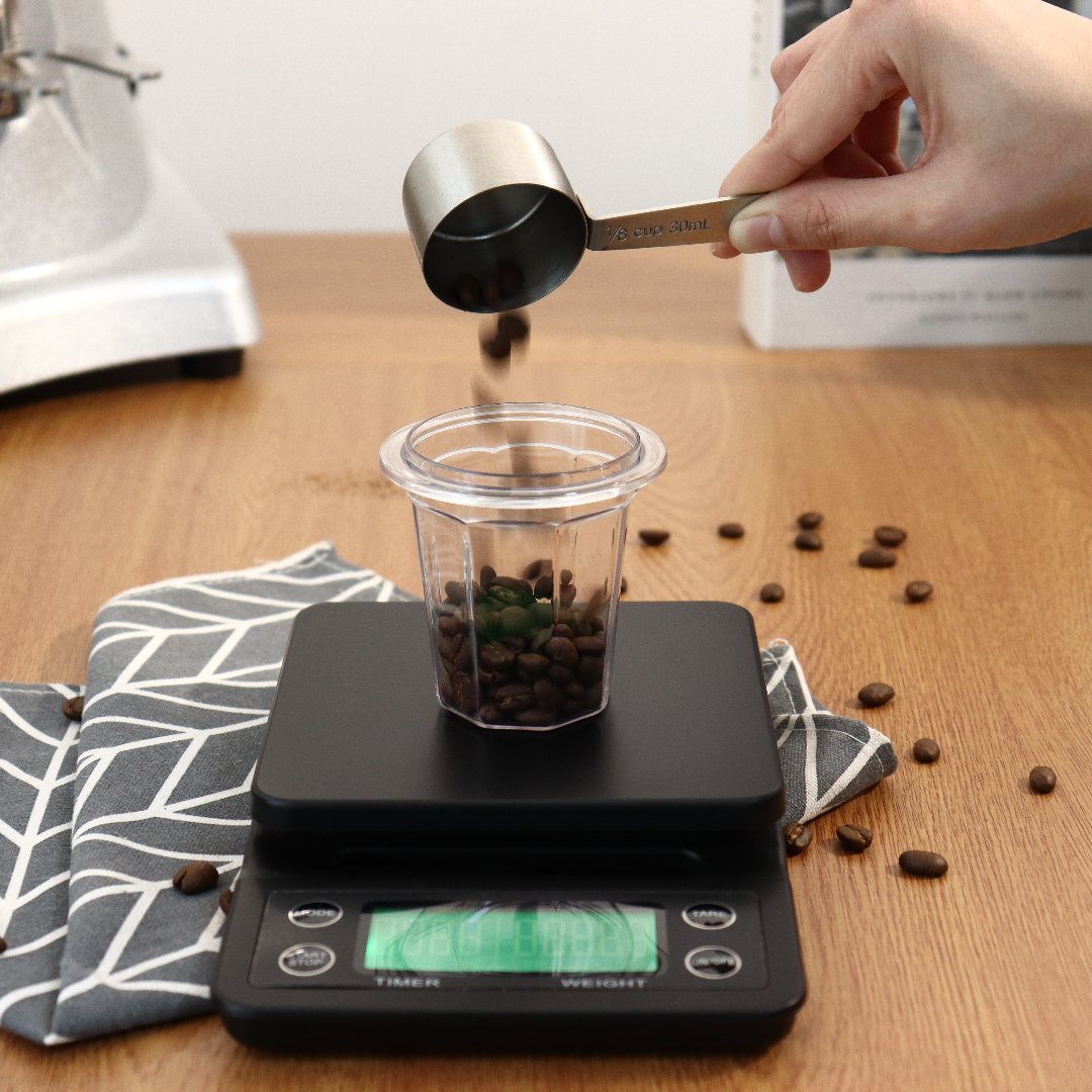 エスプレッソマシン用の半透明カップ、コーヒービーズの作成、測 - Equipment Of Coffee Machine のレビューと価格