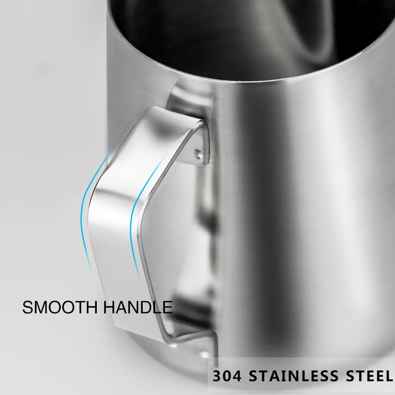 コーヒーミルク泡立てピッチャーステンレス鋼エスプレッソ蒸しバ - Milk Steaming Pitcher のレビューと価格