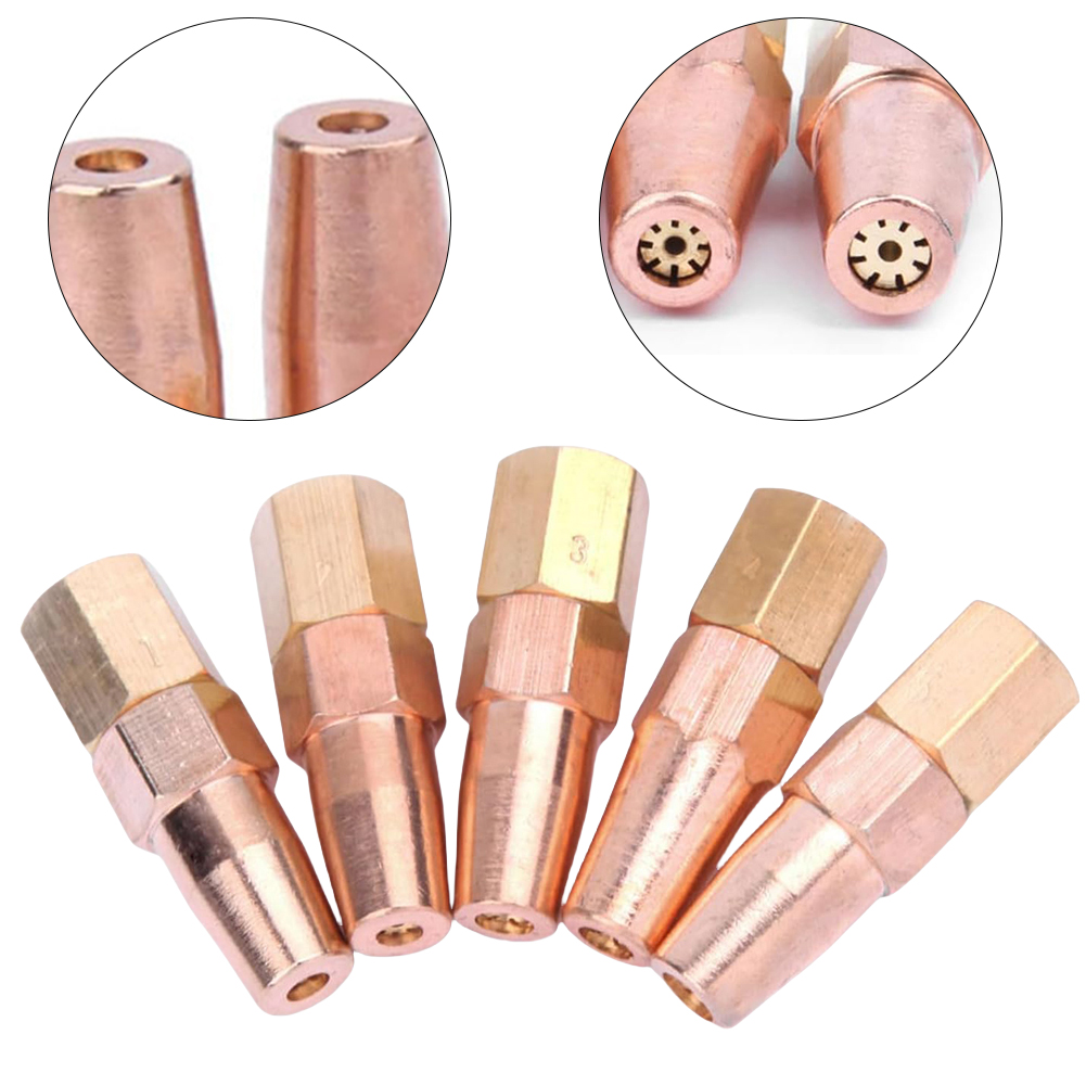 真鍮製オキシプロパン溶接ノズルチップ5個セット 0.9-1. - Steam Wand Tip のレビューと価格