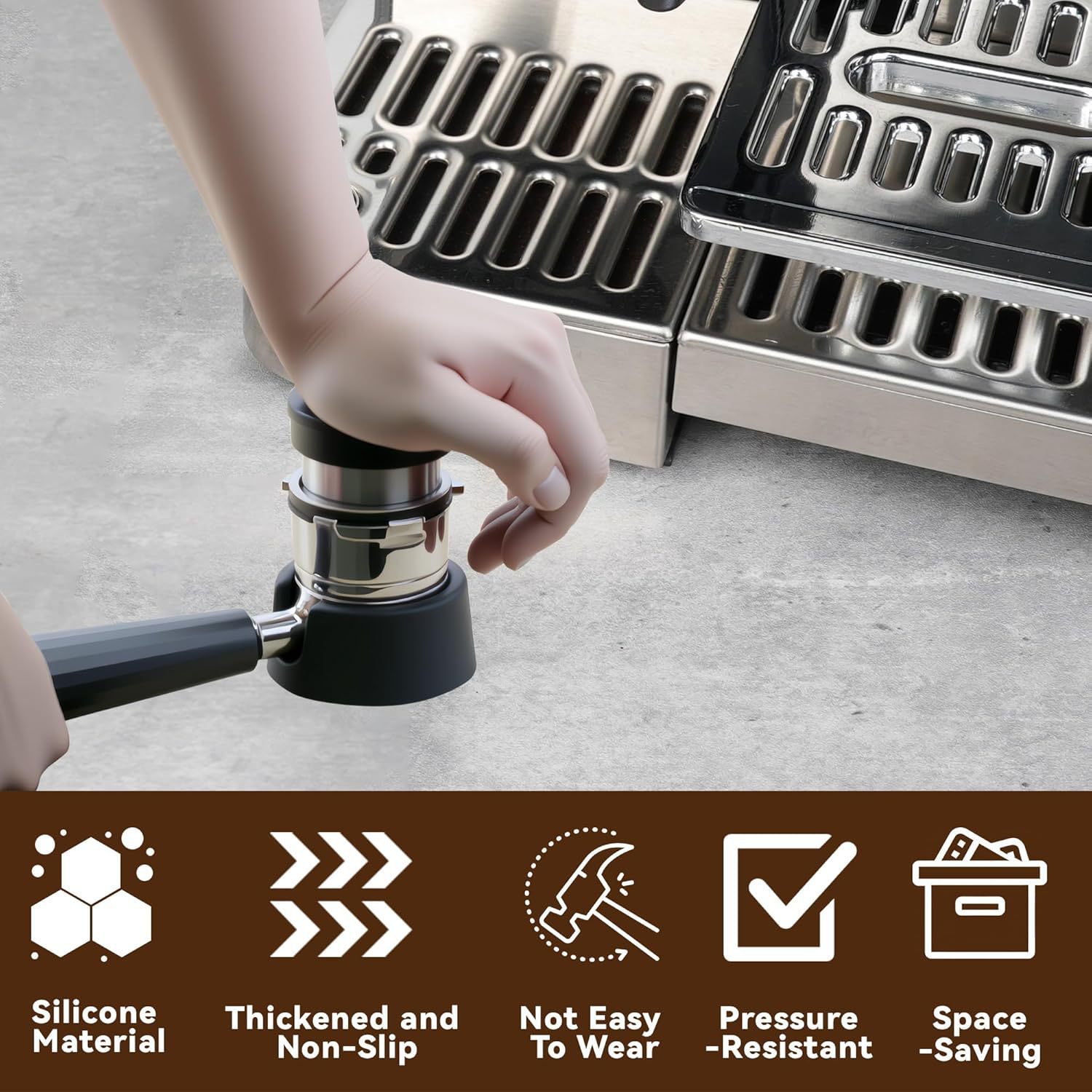 シリコンポルタフィルターホルダー エスプレッソタンピングステ - Equipment Of Coffee Machine のレビューと価格