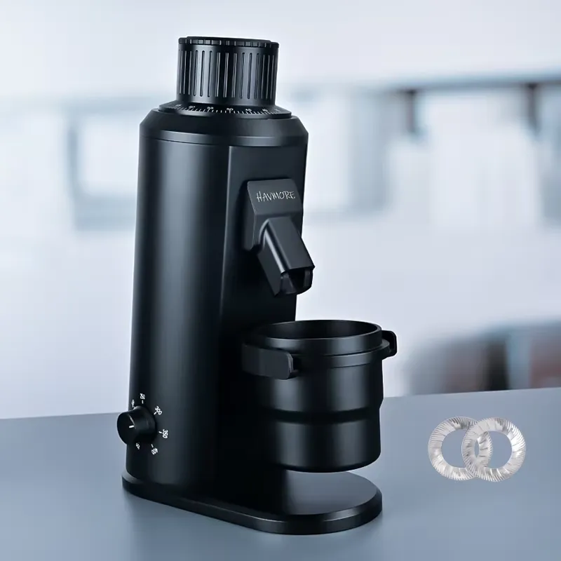 HAVMORE 自動ステンレス製80MMフラット刃コーヒーグ - Coffee Grinder Burr Flat のレビューと価格
