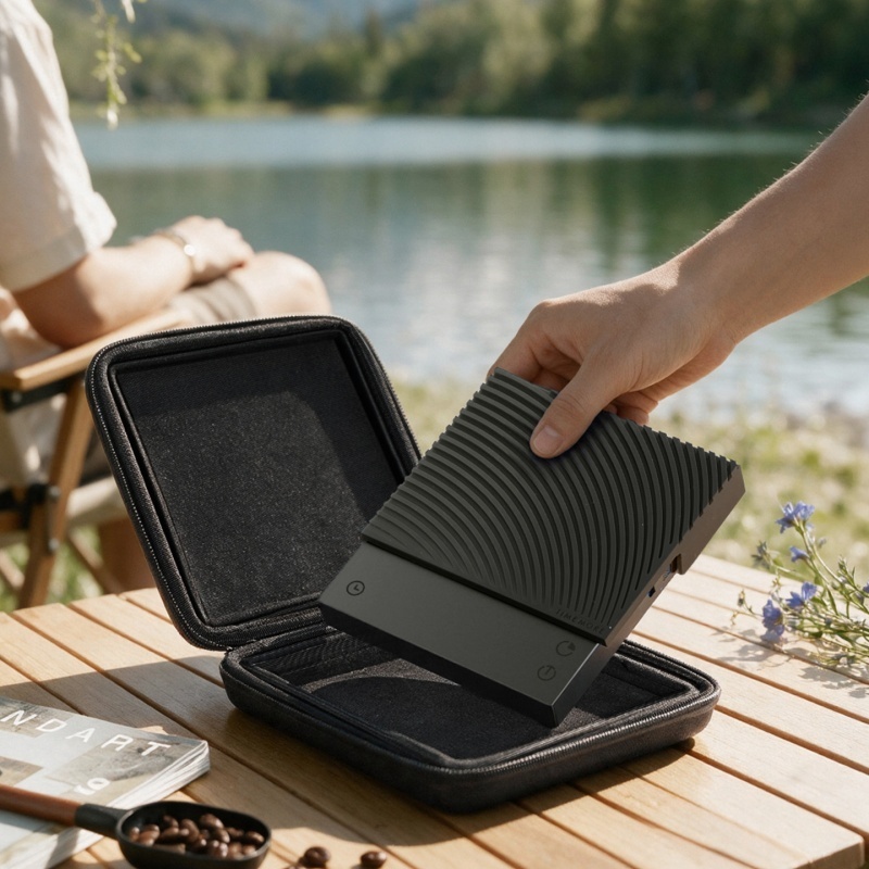 Timemore電子スケール用キャリーケース ブラックミラー - Coffee Equipment Travel Bag のレビューと価格
